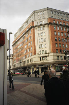 headrow leeds house along walk buildings